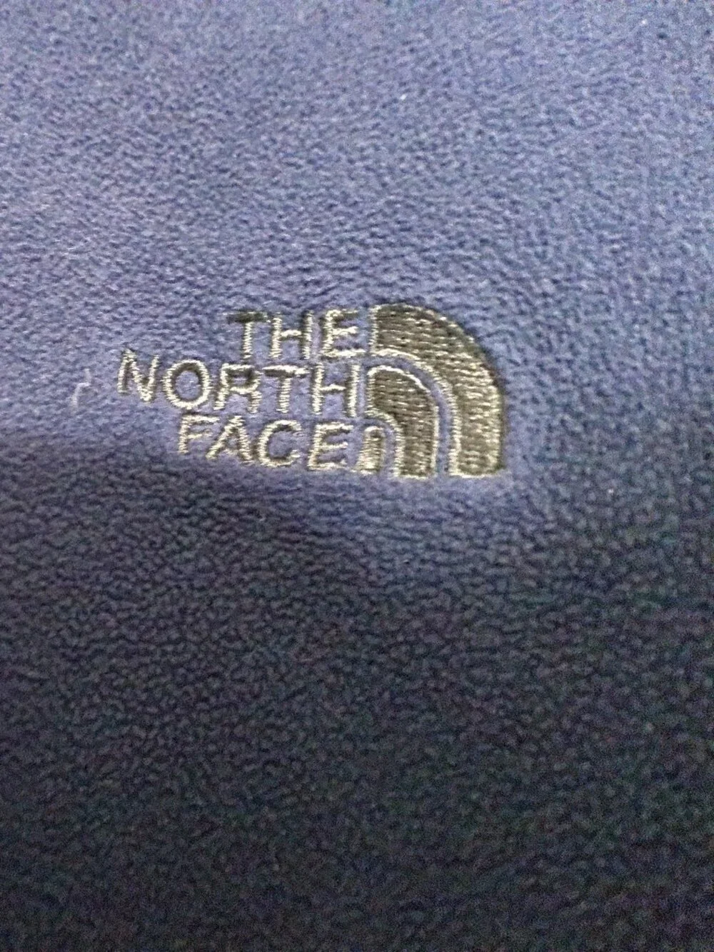 The North Face Quarter Zip Fleece Jacket Men’s Medium Navy Blue Gray Lightweight